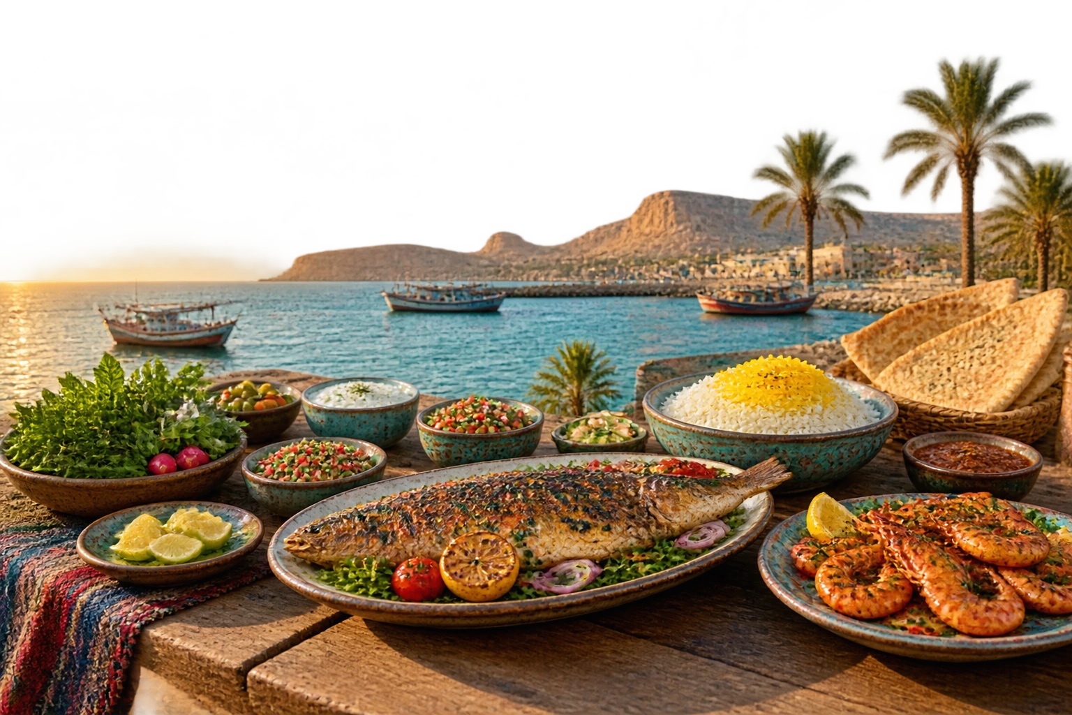 بهترین رستوران‌های قشم و درگهان؛ کجا غذای دریایی و محلی بخوریم؟